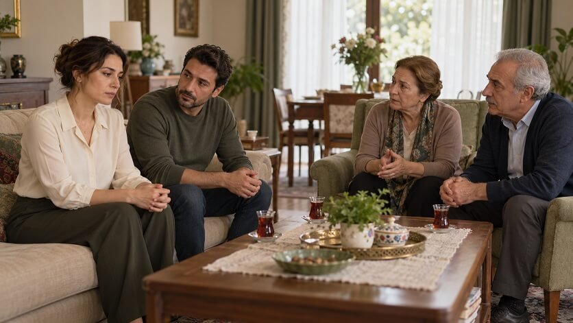 Eşimin aile ile geçinemiyorum